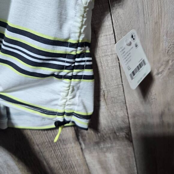 Free People FP Movement Sport Mode Stripe Muscle Top Tank Ruched NWT - Picture 4 of 9